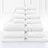 Luxury Kingtex 100% Supreme Cotton Towel Set | 100% Cotton Bath Towel Set | 2 Size Sets - 17 Colours Bath Towels & Washcloths 7 Piece Set / WHITE Ontrendideas Bed and Bath