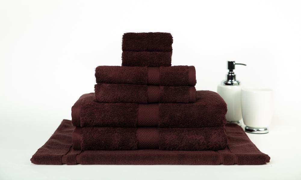 100% Premium Combed Cotton Extra Large Bath Sheet Towel Set | 7 or 14pc Sets | Superior Abosrbance and Size  | 2 Sizes - 30 Colours Bath Towels & Washcloths 7pc Set / Chocolate Ontrendideas Bed and Bath