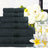 Supreme 100% Egyptian Cotton Towel Set | 7 Or 14pc Set | Luxury Egyptian Towels | Highly soft and Absorbant | 10 Colours Bath Towels & Washcloths 7pc Towel Set / Black Ontrendideas Bed and Bath
