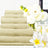 Supreme 100% Egyptian Cotton Towel Set | 7 Or 14pc Set | Luxury Egyptian Towels | Highly soft and Absorbant | 10 Colours Bath Towels & Washcloths 7pc Towel Set / Cream Ontrendideas Bed and Bath