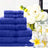 Supreme 100% Egyptian Cotton Towel Set | 7 Or 14pc Set | Luxury Egyptian Towels | Highly soft and Absorbant | 10 Colours Bath Towels & Washcloths 7pc Towel Set / Royal Blue Ontrendideas Bed and Bath