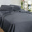 1450TC 100% Premium Egyptian Cotton Sheet Set Ramesses Egyptian Sheets Quality | 2 Sizes - 5 Colours Bed Sheets Queen / Charcoal Ontrendideas Bed and Bath