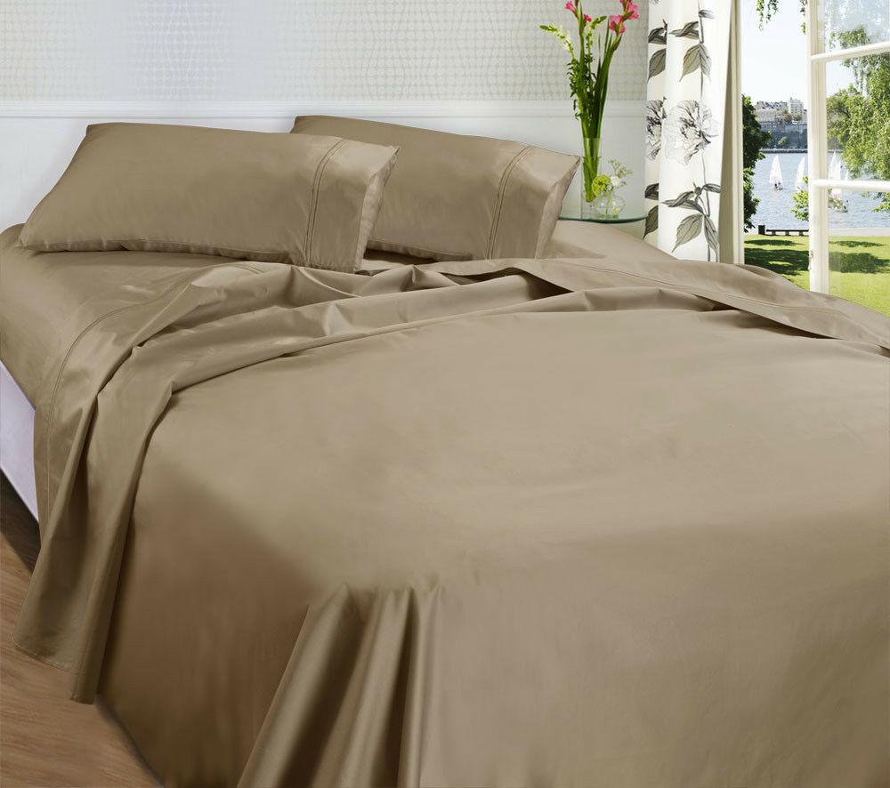 1450TC 100% Premium Egyptian Cotton Sheet Set Ramesses Egyptian Sheets Quality | 2 Sizes - 5 Colours Bed Sheets Queen / Linen Ontrendideas Bed and Bath
