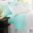 2000TC Bamboo Cooling Sheet Set | Hypo-Allergenic Breathable Summer Sheets | 5 Sizes - 9 Colours Bed Sheets Single / Aqua Ontrendideas Bed and Bath