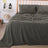 Fluffy Teddy Fleece Sheet Set | Ultra Warm Bedding Cover Soft Fluffy Sheets |5 Sizes - 6 Colours Bed Sheets Single / Charcoal Ontrendideas Bed and Bath