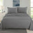 Ultra Soft Cashmere Touch Polar Fleece Style Flannel Sheet Set | Warm Winter Sheets | 5 Sizes - 8 Colours Bed Sheets Single / Charcoal Ontrendideas Bed and Bath