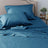 1200TC Ultra-soft All Natural 100% Tencel Sheet Set | Cooling Sheets | Eco Friendly Bedding | 5 Sizes - 5 Colours Bed Sheets Single / Classic Blue Ontrendideas Bed and Bath