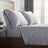 Premium Touch  French Linen Cotton Sheet Set | Luxury Breathable Linen Tencel Sheets | 5 Sizes - 6 Colours Bed Sheets Single / Lilac Grey Ontrendideas Bed and Bath