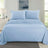 Ultra Soft Cashmere Touch Polar Fleece Style Flannel Sheet Set | Warm Winter Sheets | 5 Sizes - 8 Colours Bed Sheets Single / Steel Blue Ontrendideas Bed and Bath