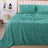 Fluffy Teddy Fleece Sheet Set | Ultra Warm Bedding Cover Soft Fluffy Sheets |5 Sizes - 6 Colours Bed Sheets Single / Teal Ontrendideas Bed and Bath
