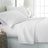 2000TC Bamboo Cooling Embossed Sheet Set | Hypo-Allergenic Sheets - Choose From 5 Sizes and 5 Colours Bed Sheets Single / White Ontrendideas Bed and Bath