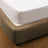 $45 for ALL Sizes | Easy Fit Quilted Elastic Fitted Valance | Box Spring Cover Base Cover | 5 Sizes - 4 Colours Bed Skirt Single / Linen Ontrendideas Bed and Bath