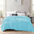 750GSM Ultra Warm Winter Thermal Blanket | Mink Blankets Soft Plush Feel | 2 Sizes - 6 Colours Blankets Single / Mid Blue Ontrendideas Bed and Bath