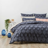 Embroidered 100% Cotton Vintage Washed Tufted Quilt Cover Set by Park Avenue