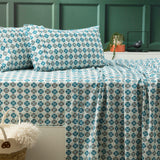 175GSM 100% Egyptian Cotton Flannelette Sheet Set In Patterned Designs by Park Avenue | Winter Warm Bedding