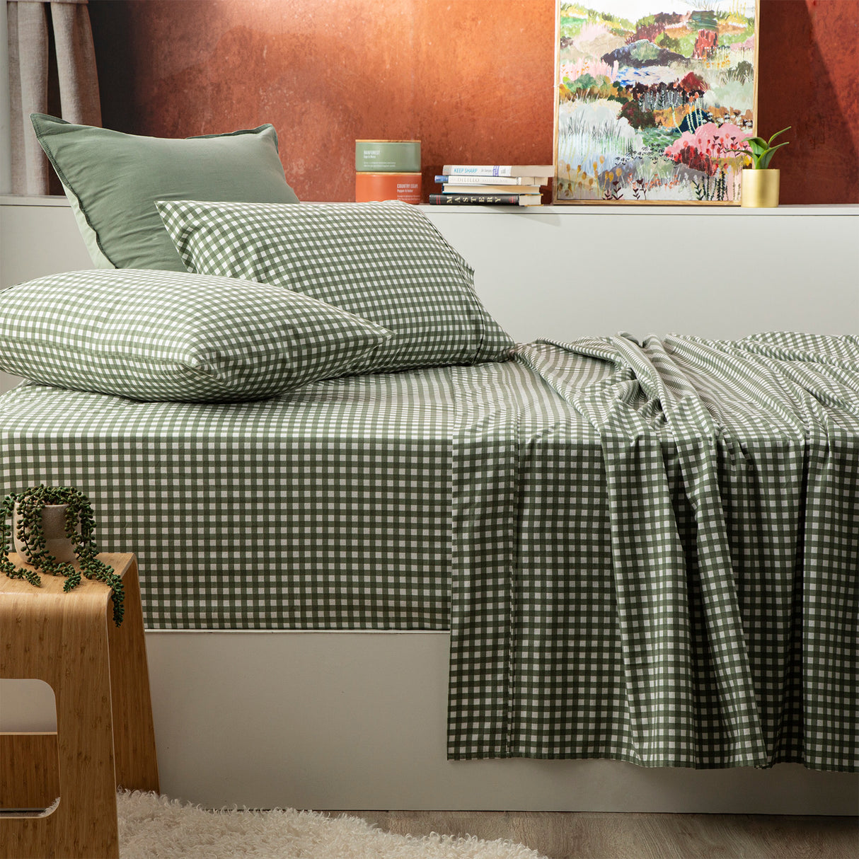 175GSM 100% Egyptian Cotton Flannelette Sheet Set In Patterned Designs by Park Avenue | Winter Warm Bedding