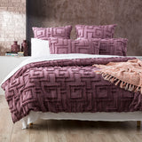 Riley Vintage Washed 100% Cotton Chenille Tufted Quilt Cover Set by Renee Taylor