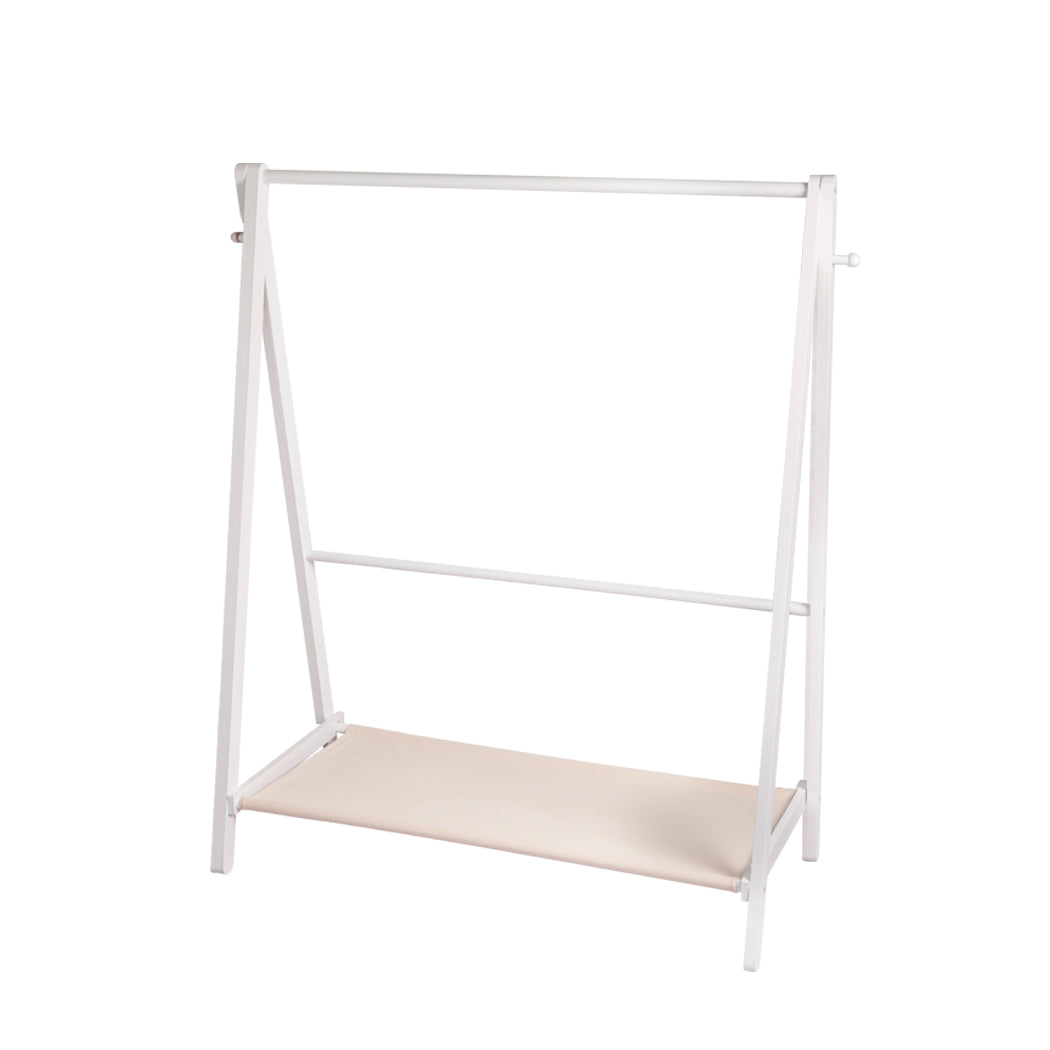 Sorento Two in One Clothes and Shoe Storage Rack | Wooden Multi Purpose Clothes Storage Unit