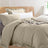 Luxury 400TC Bamboo Egyptian Cotton Quilt Cover Set | Eco Friendly Allergy Free | 2 Sizes - 7 Colours Quilt Cover Set Queen / Mushroom Ontrendideas Bed and Bath