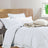 Luxury 400TC Bamboo Egyptian Cotton Quilt Cover Set | Eco Friendly Allergy Free | 2 Sizes - 7 Colours Quilt Cover Set Queen / White Ontrendideas Bed and Bath