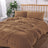 Fluffy Teddy Fleece Quilt Cover Set | Ultra Warm Bedding Cover Soft Fluffy | 4 Sizes- 6 Colours Quilt Cover Set Single / Camel Ontrendideas Bed and Bath