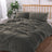 Fluffy Teddy Fleece Quilt Cover Set | Ultra Warm Bedding Cover Soft Fluffy | 4 Sizes- 6 Colours Quilt Cover Set Single / Charcoal Ontrendideas Bed and Bath
