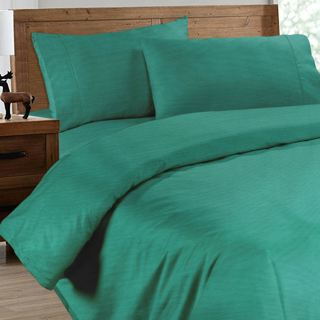 Luxury 2000TC Bamboo Quilt Cover Set | Cooling Hypo-Allergenic Breathable SK | 5 Sizes - 9 Colours Quilt Cover Set Single / Teal Ontrendideas Bed and Bath