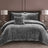 3 Piece Waffle Fleece Comforter Set | Warm Cozy Winter Soft Comforter | Fluffy Soft Bedding | 3 Sizes - 4 Colours Quilts & Comforters Double / Frost Grey Ontrendideas Bed and Bath
