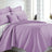 7 Piece Light Comforter Set | Coverlet Set | 7pc Summer Cool Bedspread | 2 Sizes - 6 Colours Quilts & Comforters Queen / Lavender Ontrendideas Bed and Bath