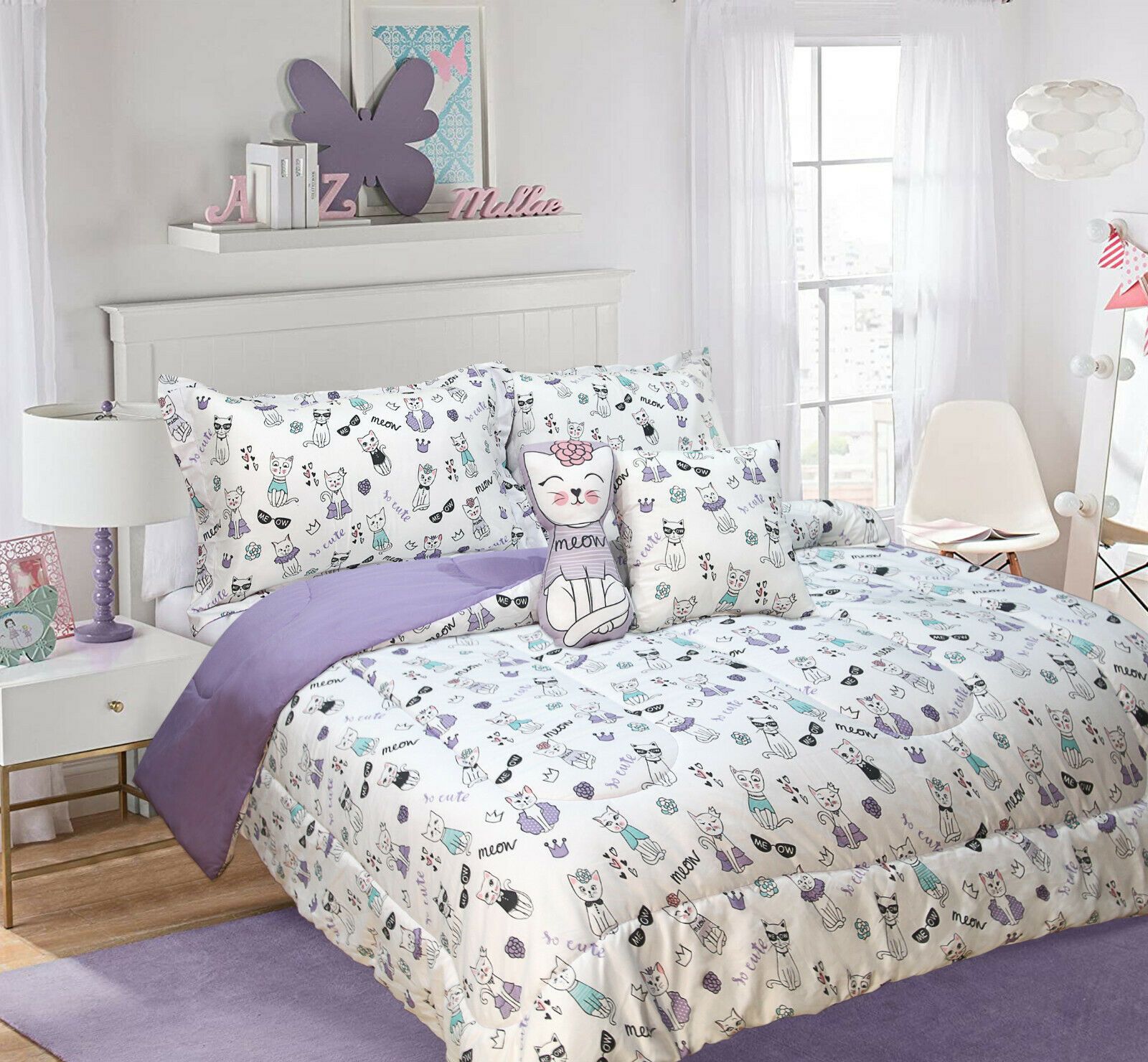 5 Piece Kids Comforter Set 5pc Childrens Bedding Set Kids Decor Be Ontrendideas Bed and Bath
